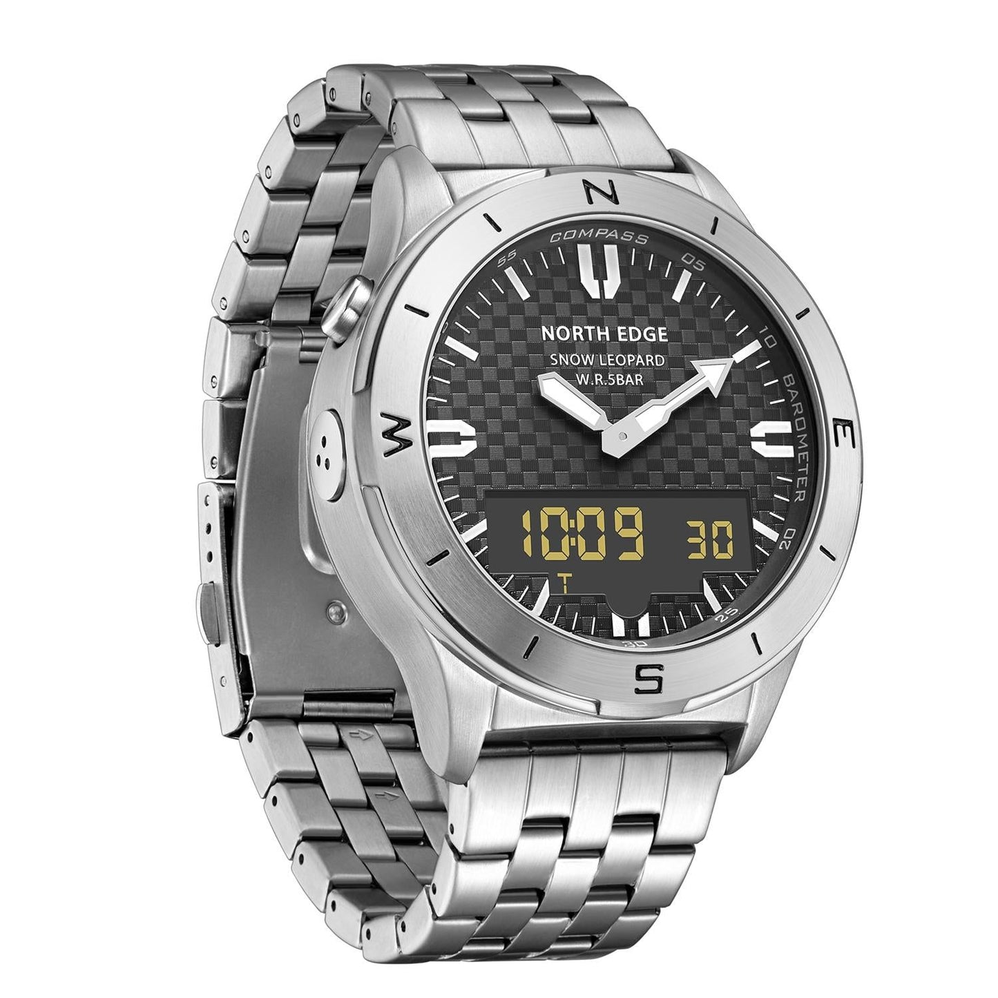 NNEDSZ Stainless Steel Multifunction Smart Watch For Men - Waterproof