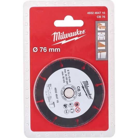 Milwaukee Carbide disc MILWAUKEE CB 76 76x10mm ( )