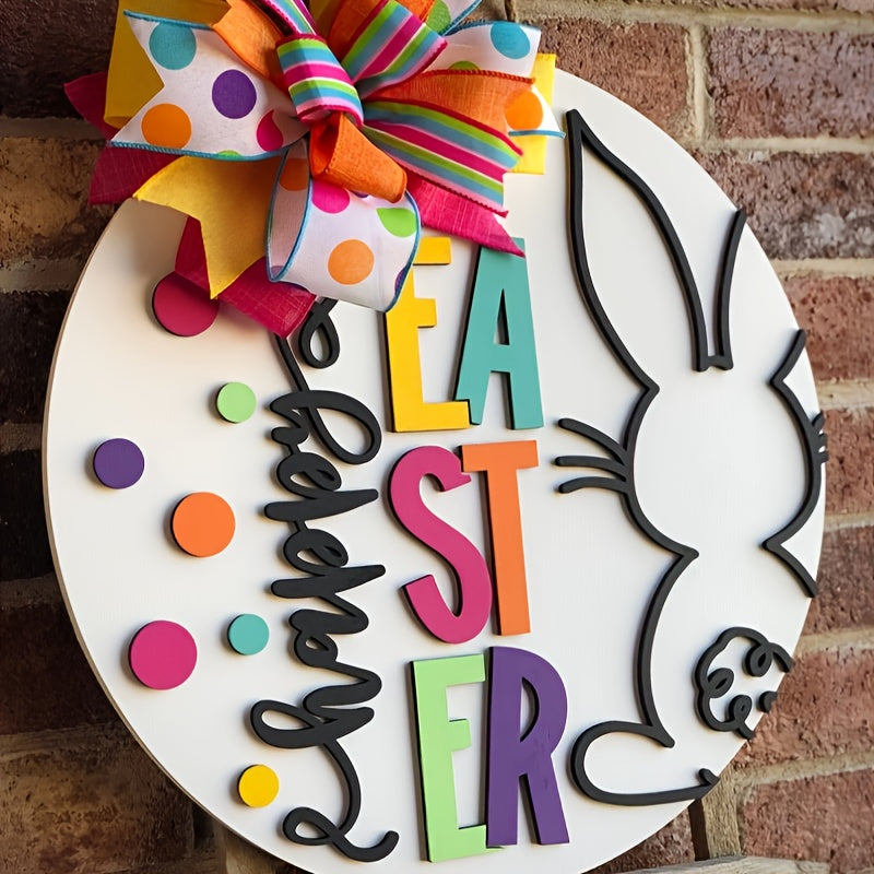 NNETM Vintage Easter Bunny Door Hanger