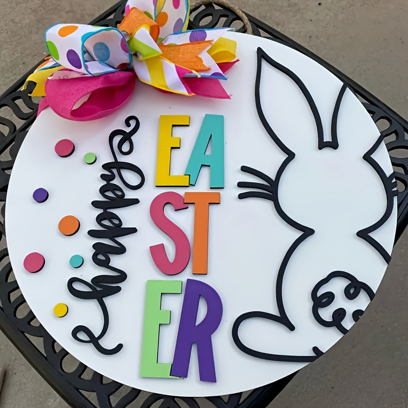 NNETM Vintage Easter Bunny Door Hanger