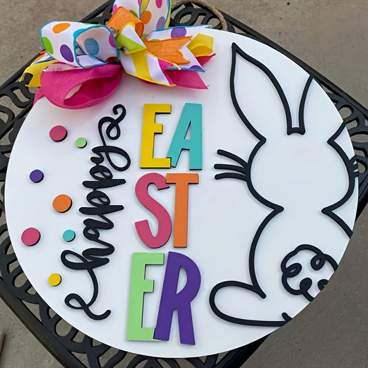 NNETM Vintage Easter Bunny Door Hanger