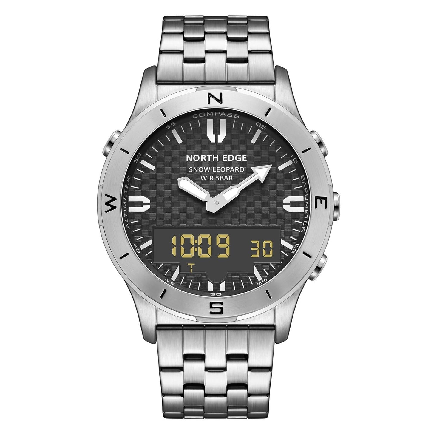 NNEDSZ Stainless Steel Multifunction Smart Watch For Men - Waterproof