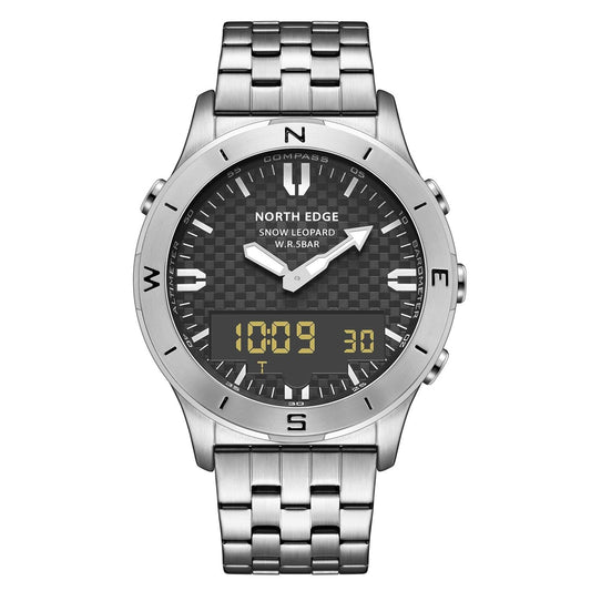 NNEDSZ Stainless Steel Multifunction Smart Watch For Men - Waterproof