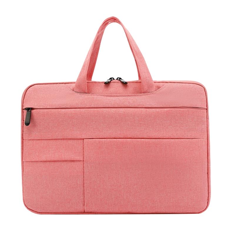 NNEDSZ 13.3 Inch Waterproof Oxford Laptop Handbag - C510 - Pink