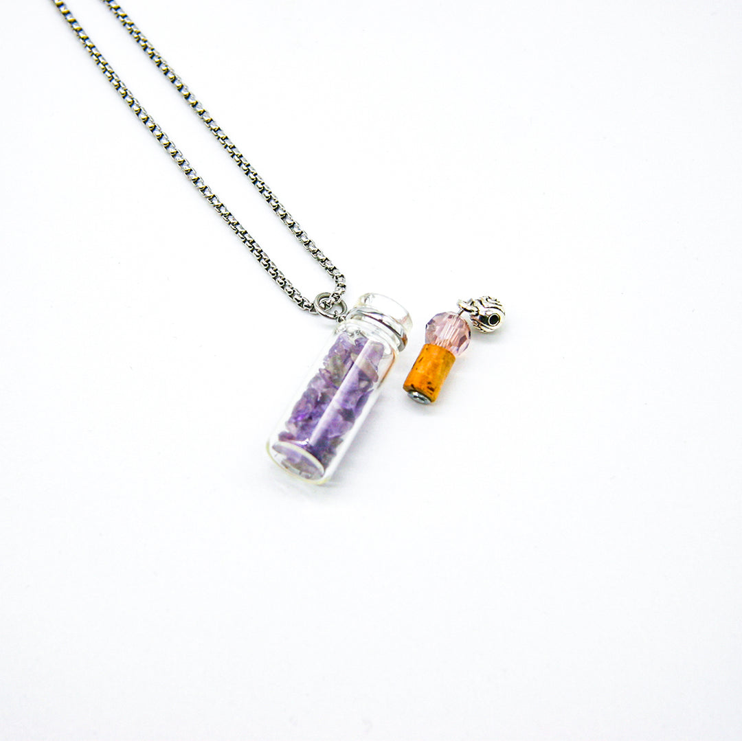 NNEDSZ Gift Box - Crystal Bottle (Amethyst) + Purify Oil Blend