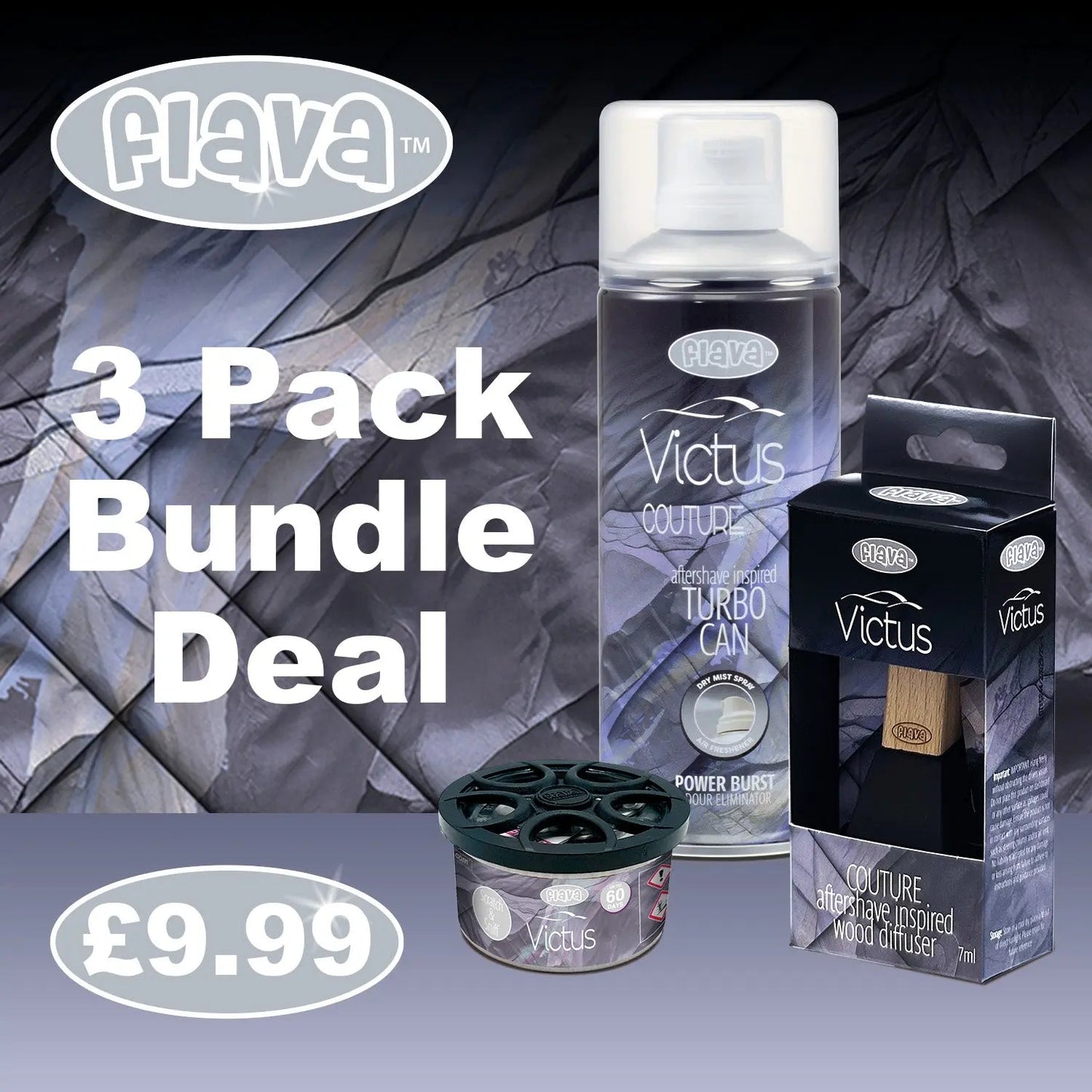 Victus 3 Pack Car Air Freshener Bundle