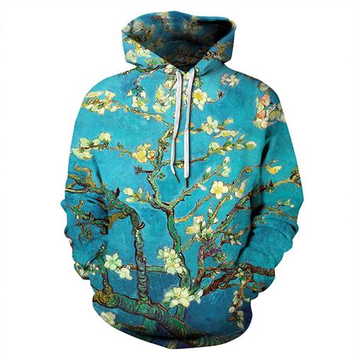 New Digital Print Men Women Hip Hop Streetwear  Hoodies